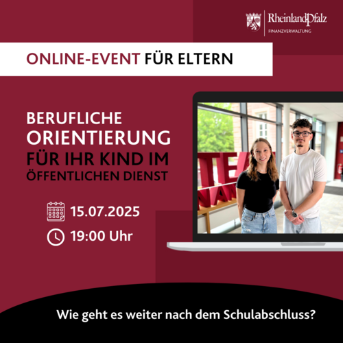 Plakat zum Online-Eltern-Seminar